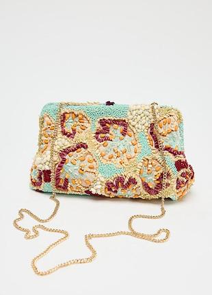 Клатч з  бісером zara