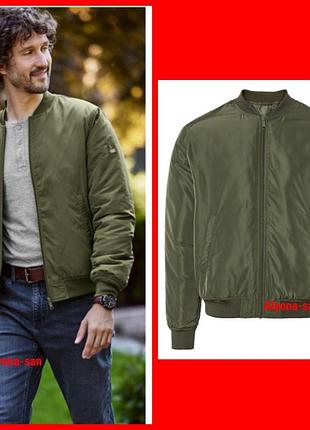 Мужская лёгкая стеганная куртка-бомбер (размер l по немецкой размерной сетке) 💣