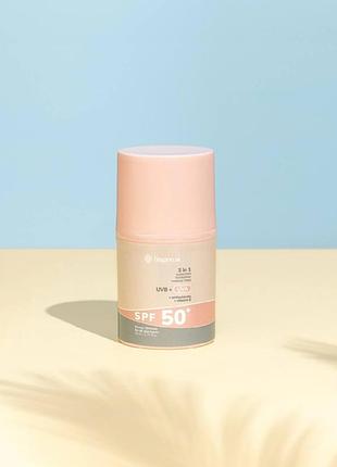 Солнцезащитный крем для лица sunscreen face cream spf 50+ bogenia