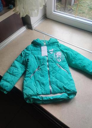 Весняна курточка для дівчинки 104 р.