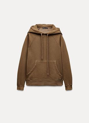 Худи на флисе зара