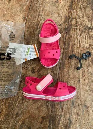 Крокс сандалі 8-9 crocs bayaband sandal candy pink