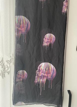 Шарфы в принт,4 шт разные