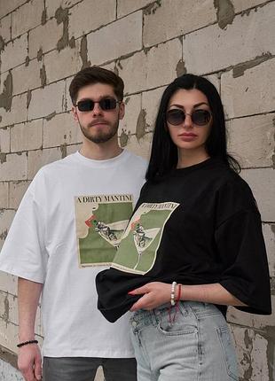 Футболка унисекс оверсайз с принтом