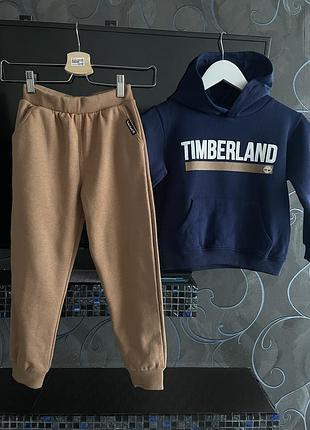 Спортивний костюм на флісі timberland оригінал 7/8 років