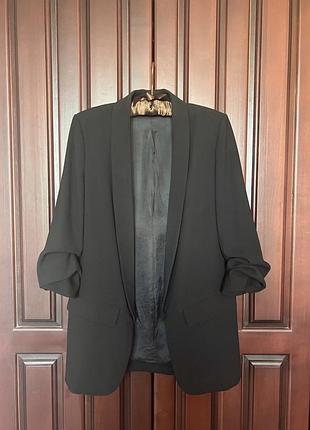 Черный пиджак zara
