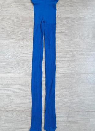 Колготки капронові дівчинку 6-8 років 11-128 сині нові