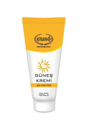 Сонцезахисний крем 100 мл ерсаг spf 50