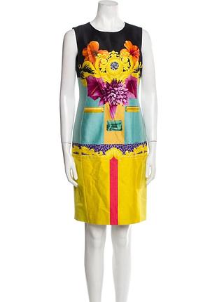 Versace італія сукня плаття 100% шовк сарафан