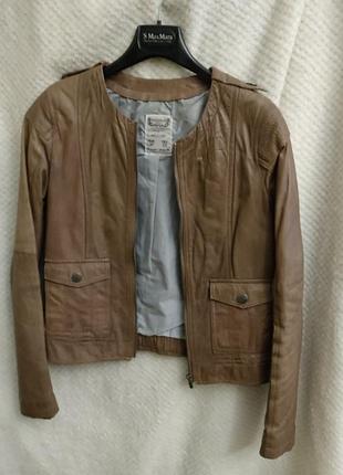 Шкіряна куртка pull bear