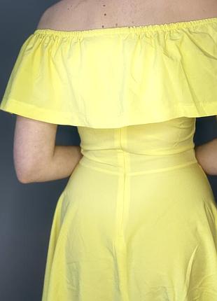 Платье легкое летнее со спущенными плечами