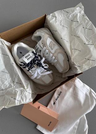 Кросівки new balance 530 × miu miu grey white net