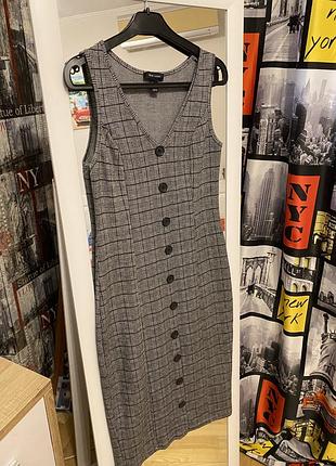 Женское платье в клетку, new look, s