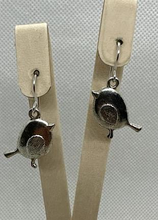 Серьги винтаж серебро 925