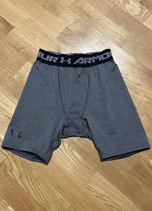 Компресійні термошорти андер-армор треки лосини спортивні under armour бігові nike легінси для спорту зала бігу велосипедки футбольні puma