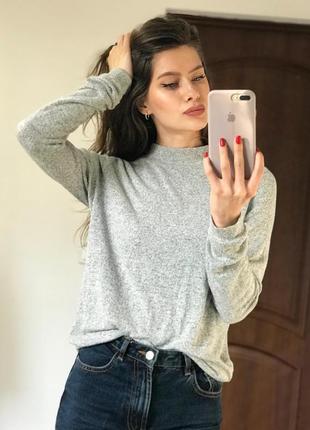 Базова сіра приємна кофта c