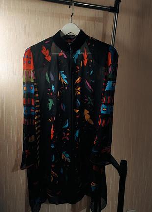 Накидка блуза шелк th.braun