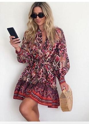 Сукня zara етно бохо