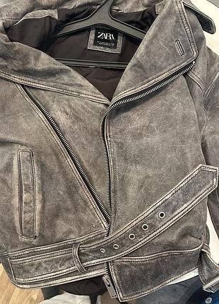 Байкерская куртка zara