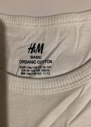 Майка h&m, 10/12y (146-152 cm).нова.