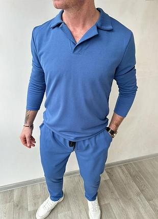 Чоловічий костюм рубчик резинка