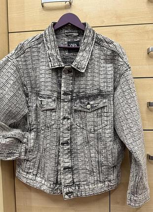 Куртка джинсова чоловіча zara xl