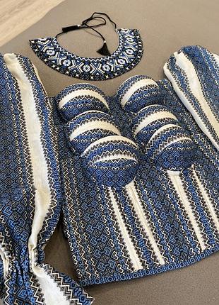 Корсет вишиванка з рукавами