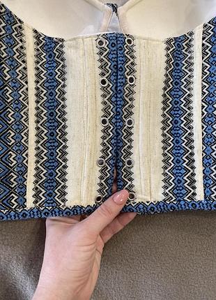 Корсет вишиванка з рукавами