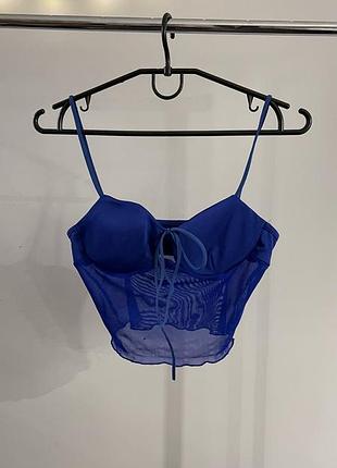 Топ корсетний з сіткою хс-с