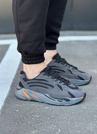 Мужские качественные и стильные кроссовки stilli серые с черным