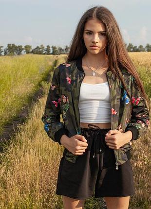Легкий, летний бомбер для девочек 💐.