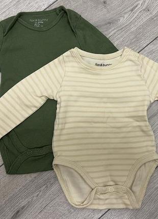 Набор боди, боди на длинный рукав, детский боди