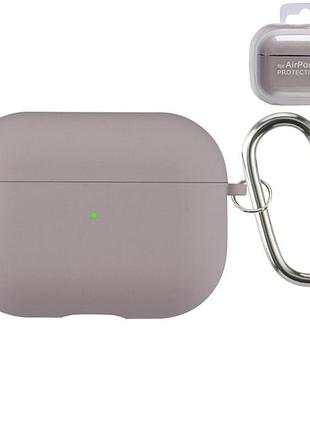 Чохол до airpods 3 microfiber grey/pebble