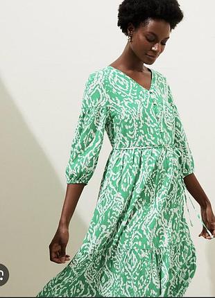 Платье льняное marks & spencer р.14 платье платье женское женское лён