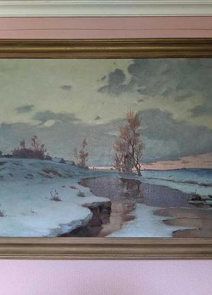 Легка повітряна картина "початок весни", 40-50 рр. хх століття