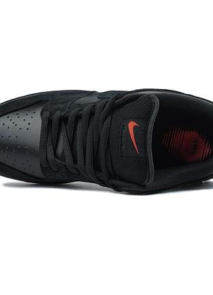 Nike sb dunk low pigeon black red 6