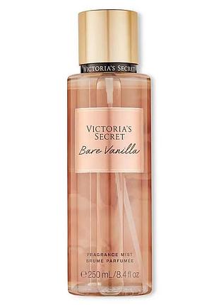 Парфюмированный спрей для тела victoria secret bare vanilla 250 мл, original