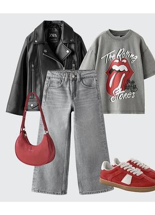 Новинка! стильная кожаная куртка-косуха zara унисекс.