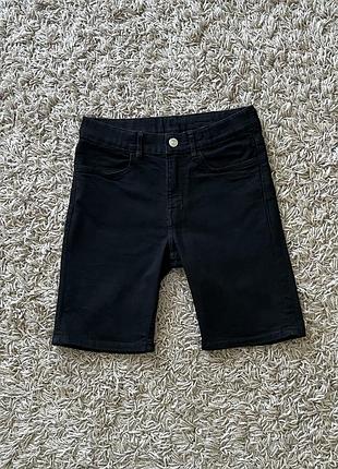 Джинсовые шорты h&m 134-140 размера.