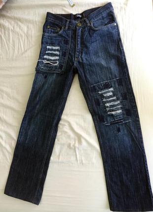 Dolce & gabbana стильні модні цікаві рвані джинси чоловічі, jeans торг italy3 фото