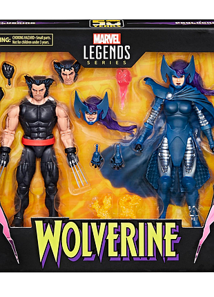 Wolverine and psylocke.hasbro.x-men.marvel.росомаха.фігурка.