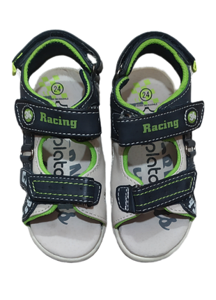 Фірмові сандалі з шкіряною устілкою 24 розмір