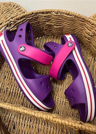 Детские сандалии crocs crocband kids детские скандальные crocs для девочек