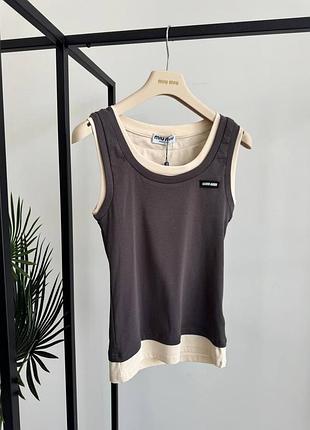 Женская майка брендовая 🔥🔥🔥