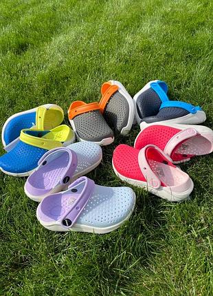 Crocs literide дитячі крокси лайтрайд в кольорах