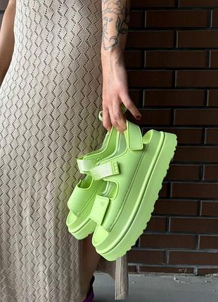 Ugg goldenglow sandals light green