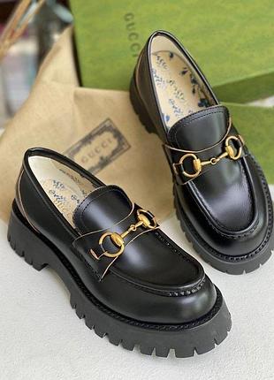 Лофери жіночі leather horsebit