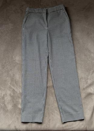 Брюки штани в гусячу лапку