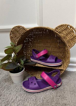 Дитячі сандалі крокс 8-9 crocs crocband sandal