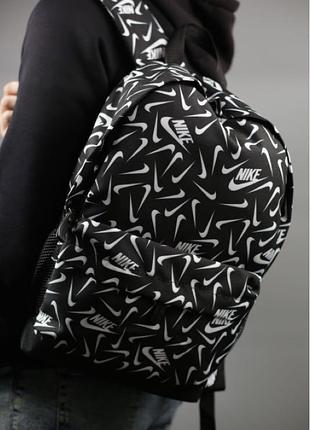 Спортивный рюкзак черный nike сумка портфель школьный